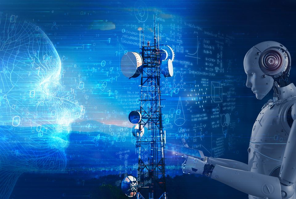 top 3 applications of artificial intelligence and machine learning in the telecom industry featured