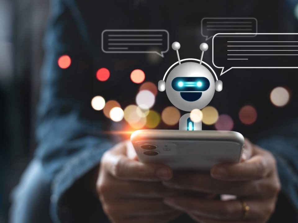 digital chatbot ai robot application conversation assistant ai artificial intelligence concept woman using mobile smart phone chatting with digital chatbot customer service stockpack gettyimages scaled